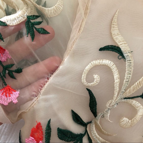 🌸 Floral embroidered dress - Picture 5 of 7